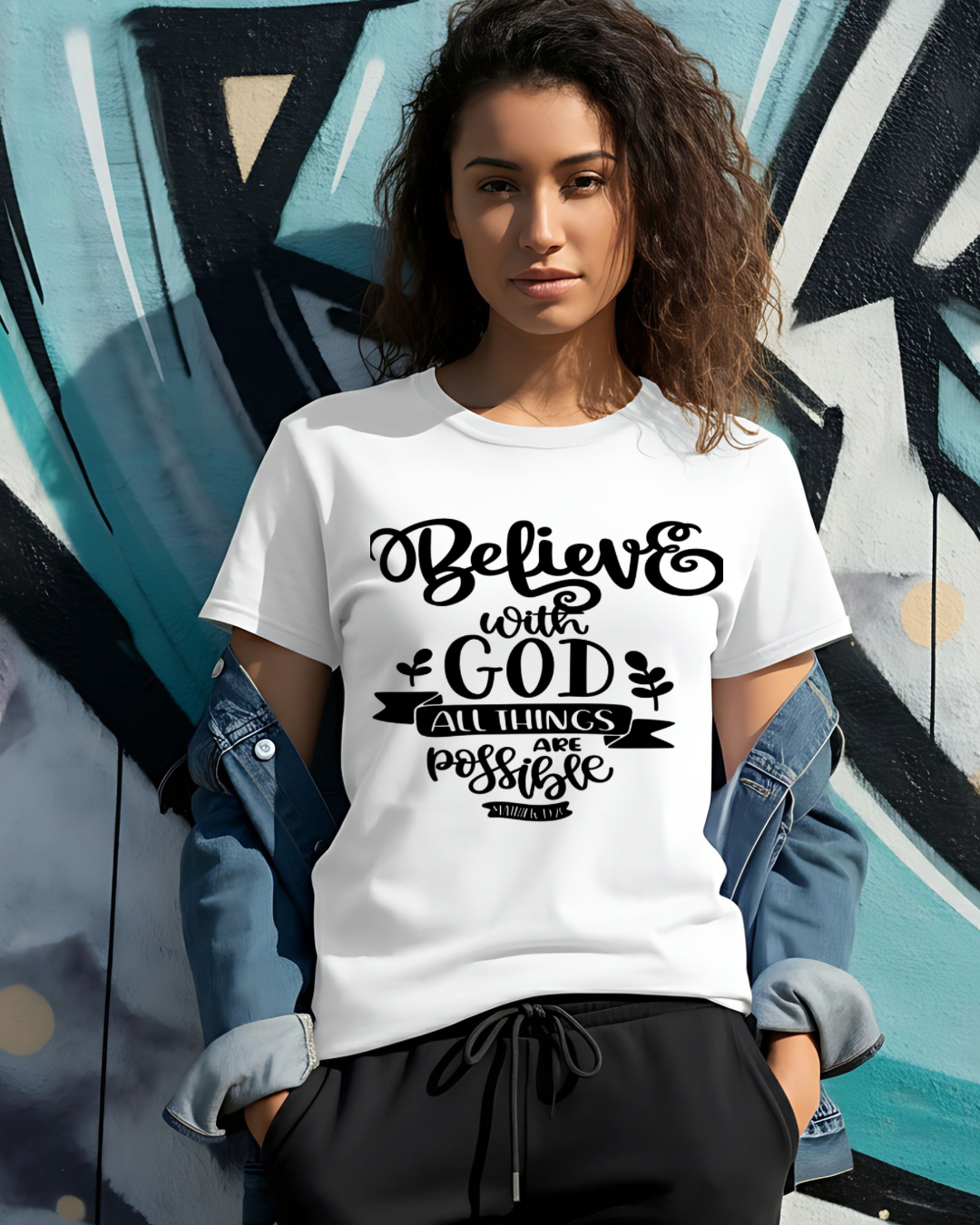 Believe with God all things are possible 