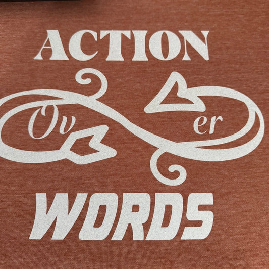 Action over Words